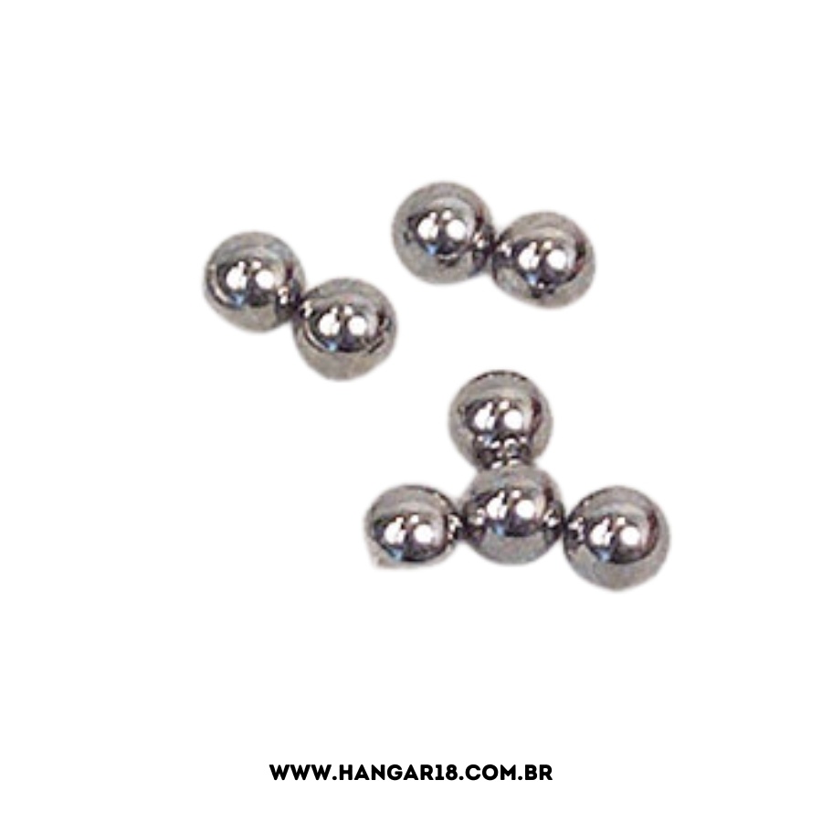 DIFF BALLS 1/8   ( 10 pc )  STREET FORCE