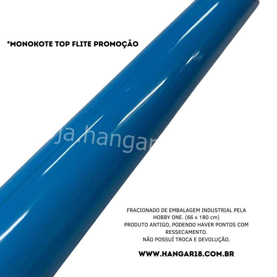 MONOKOTE OPAQUE 206 SKY BLUE TOP FLITE *PROMOÇÃO