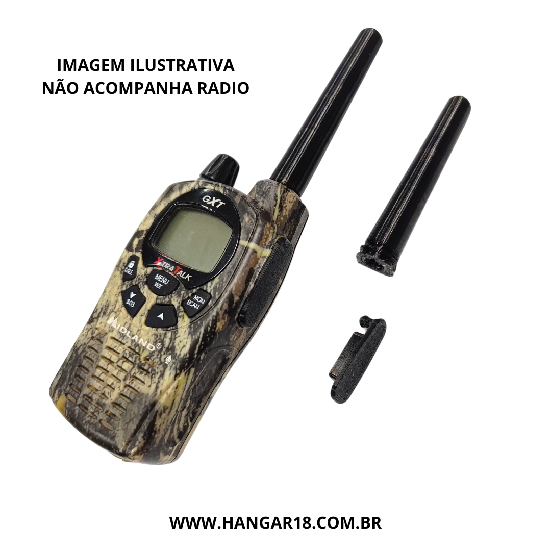 CAPA ANTENA E TAMPA X-TRA TALK MIDLAND GXT1050 H18