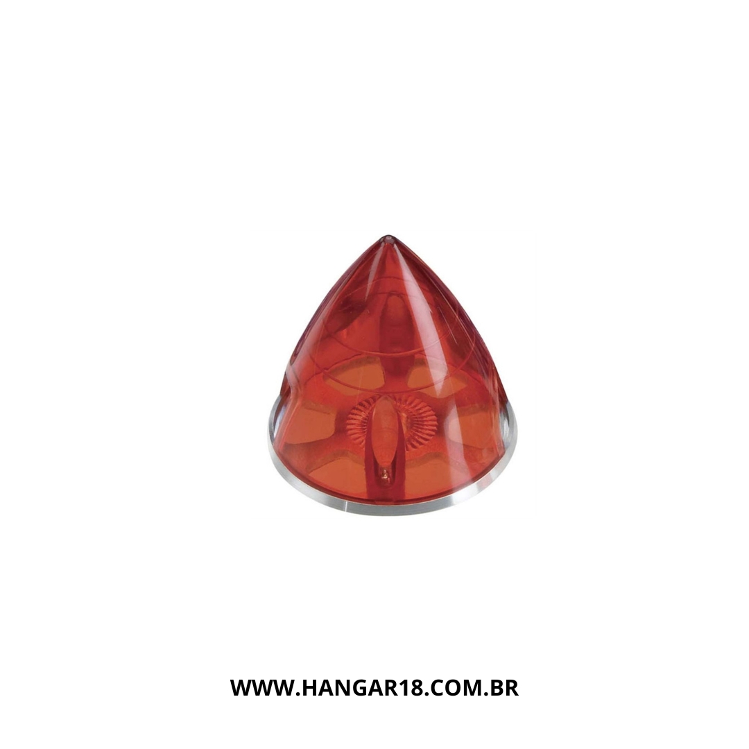 E-SPINNER 1-1/2" 38MM VERMELHO TRANSPARENTE