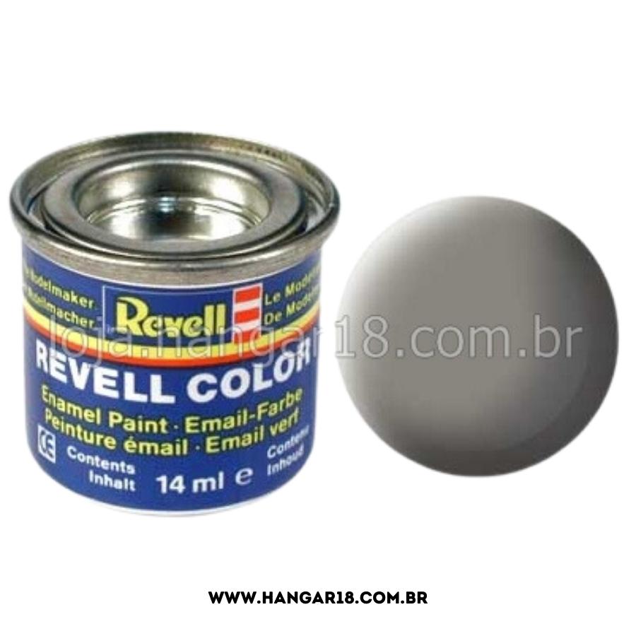 TINTA REVELL ESMALTE 32175 CINZA PEDRA FOSCO 14ML