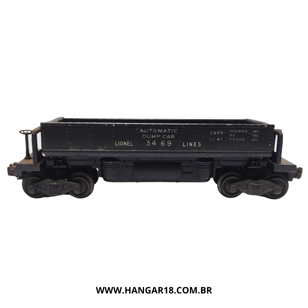 VAGÃO DESCARGA CARVÃO AUTOMATIC 3469 LIONEL ESC O