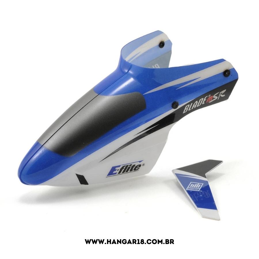 CARENAGEM COMPLETA AZUL COM FIN VERTICALBLADE BMSR