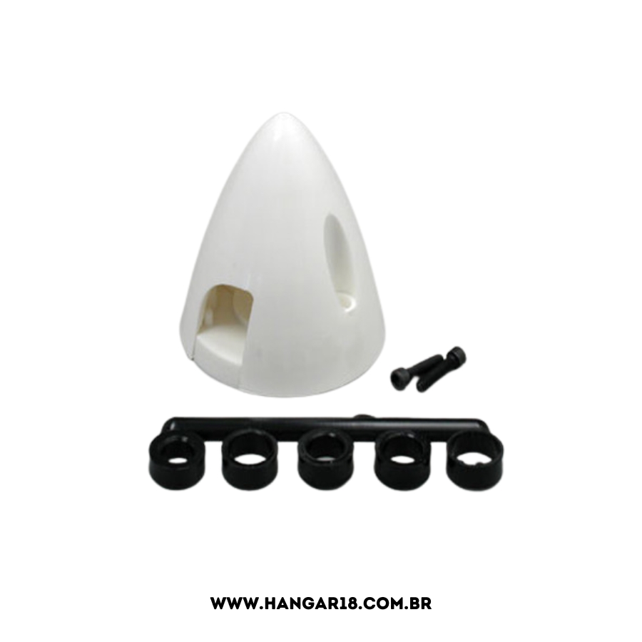 SPINNER 2" DIA BRANCO DUBRO DUB272