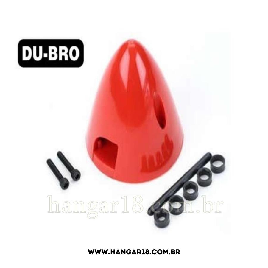 SPINNER 1 1/2" DIA VERMELHO DUBRO DUB262