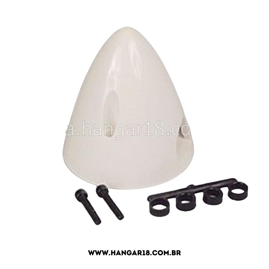 SPINNER 2 1/2" DIA BRANCO DUBRO DUB284