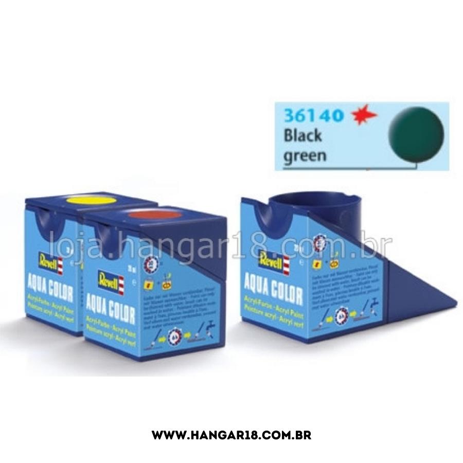 TINTA REVELL ACRILICA 36140 VERDE NEGRO FOSCO 14ML
