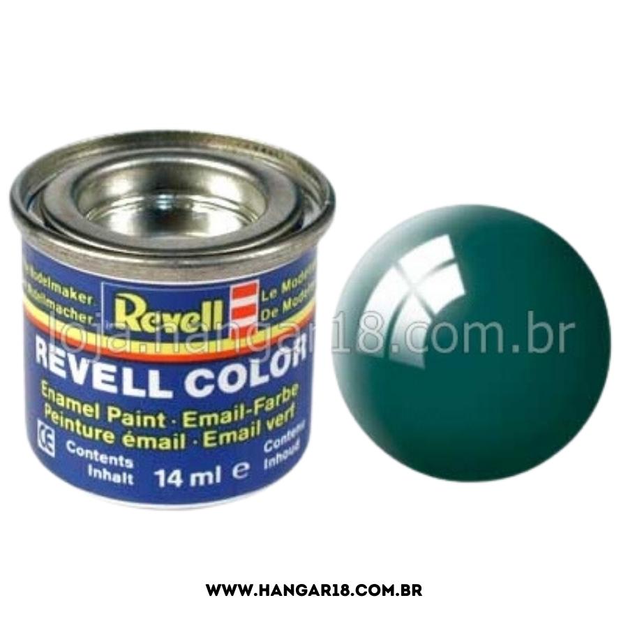 TINTA REVELL ESMALTE 32162 VERDE MUSGO BRILHO 14ML