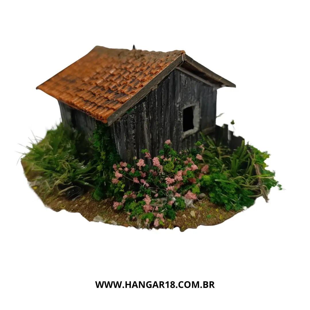 DIORAMA CASA DE MADEIRA ABAND (804) ESC HO ANJOLY