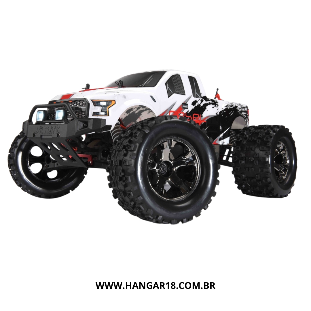 CARRO FS RACING 1/10 MONSTER TRUCK REBEL LED  RTR