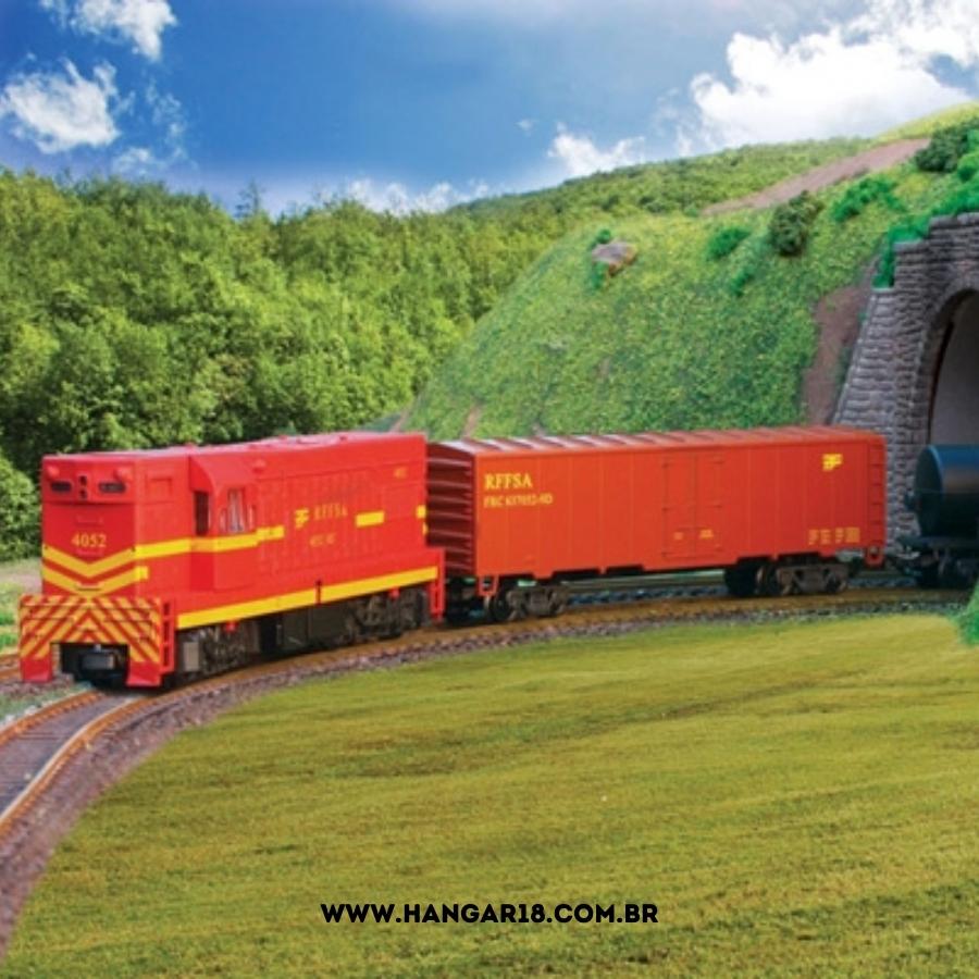 TREM DE CARGA RFFSA 6511 CAIXA BASICA FRATESCHI