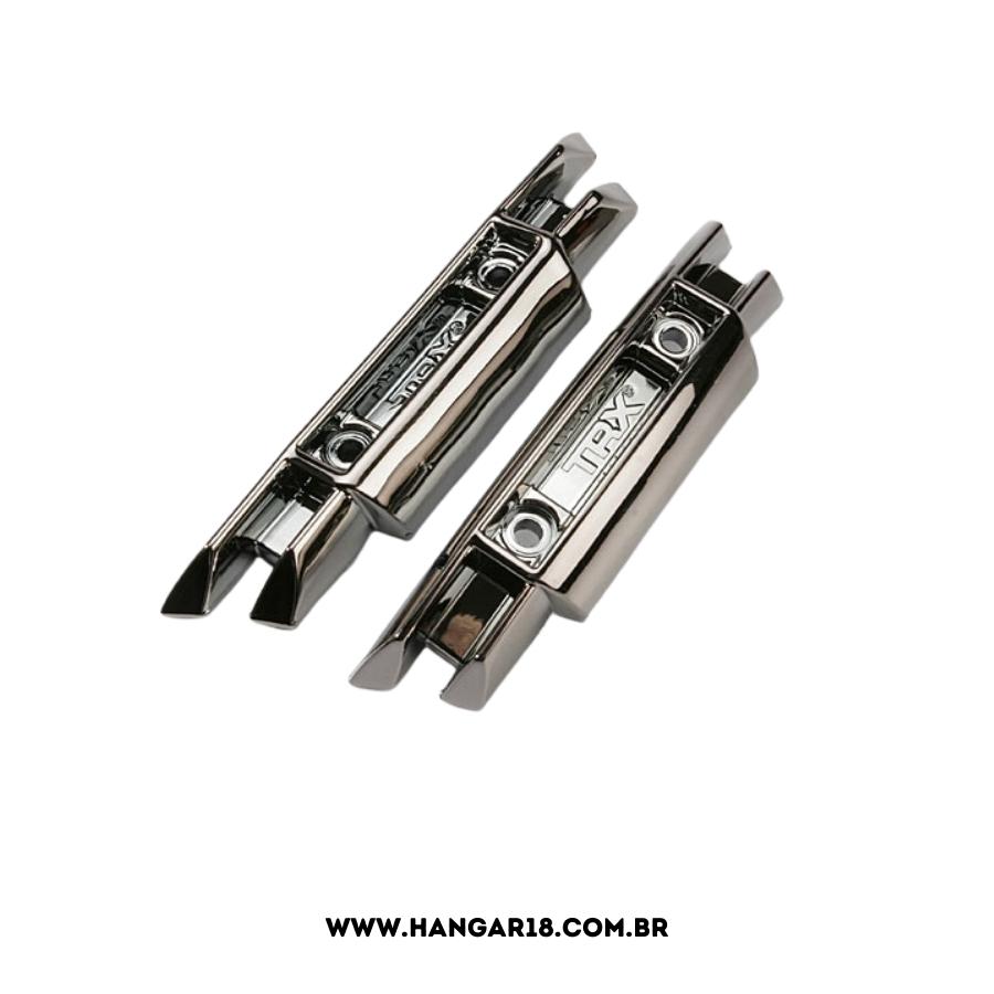 BUMPERS FRONT AND REAR BLACK CROME E-REVO