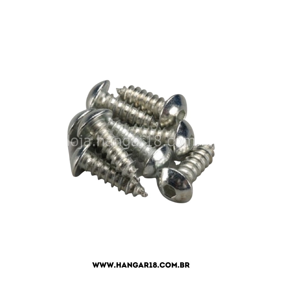 8 X 1/2" BUTTON HEAD SHEET METAL SCREWS