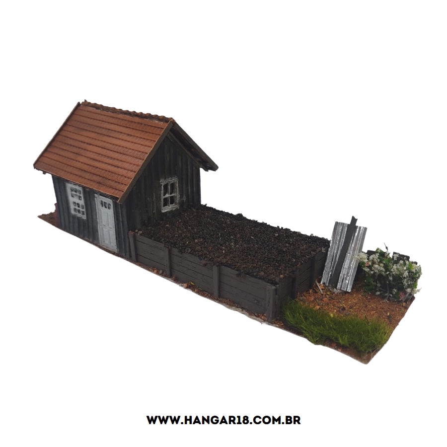 DIORAMA DEPÓSITO DE CARVÃO (0327) ESC HO  ANJOLY
