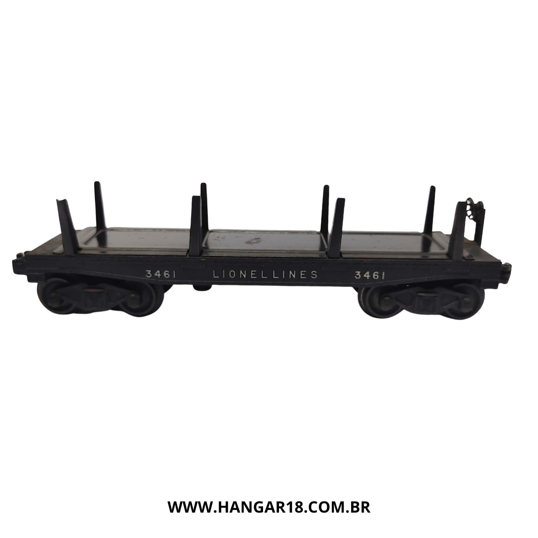 VAGÃO PLATAFORMA AUTOMATICO 3461 LIONEL ESC O