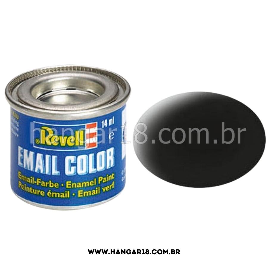 TINTA REVELL ESMALTE 32108 PRETO FOSCO 14ML
