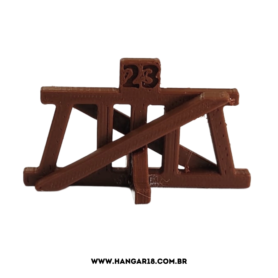 PÉ 23MM - RAMPA MODULAR H18 ESCALA HO