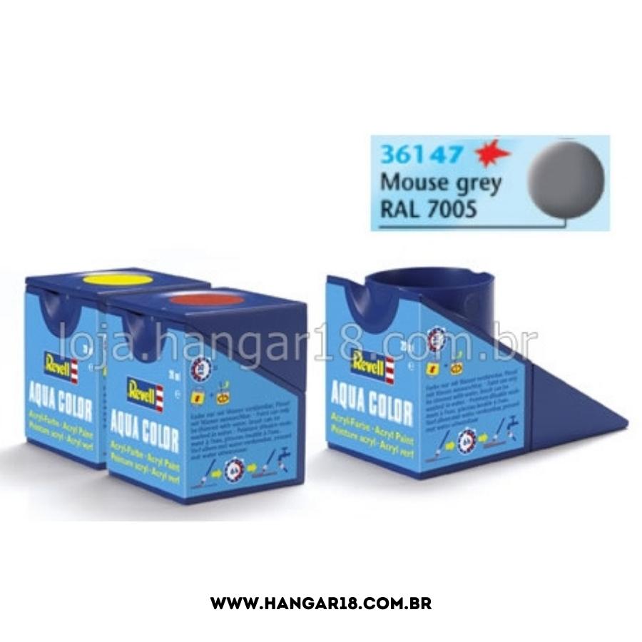 TINTA REVELL ACRILICA 36147 CINZA RATO FOSCO 14ML