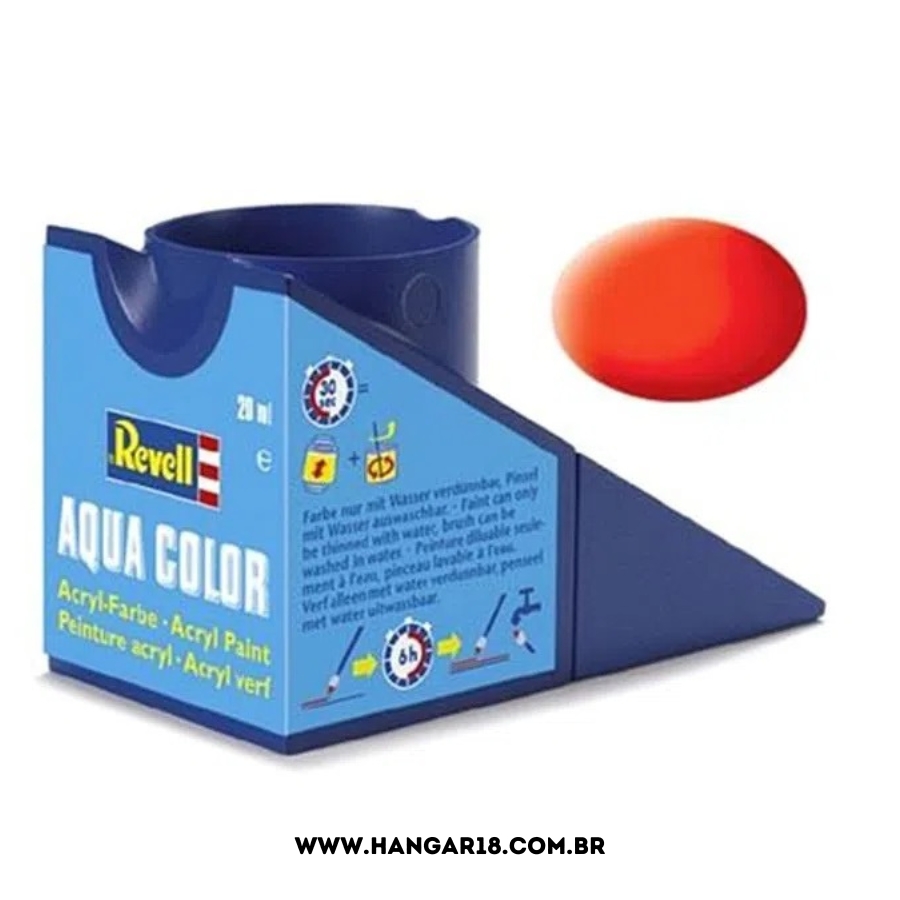 TINTA REVELL ACRILICA 36125 LARANJA LUMINOSO 14ML