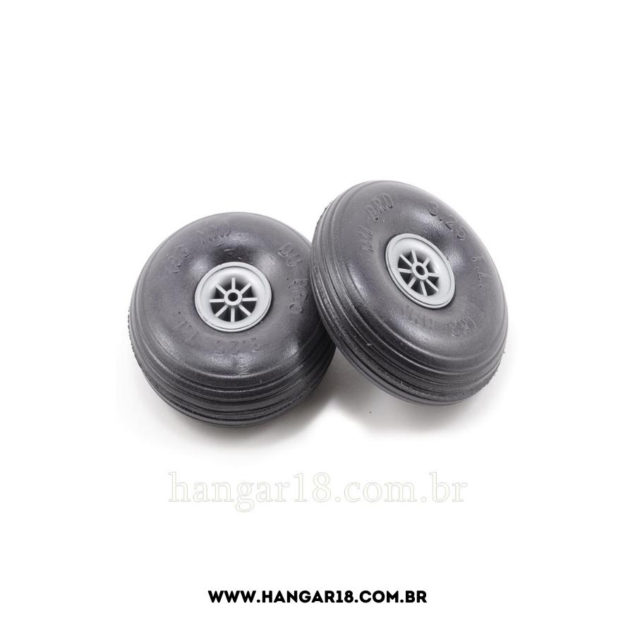 JOGO DE RODA 3-1/4" 83mm (2) DUBRO DUB325TL