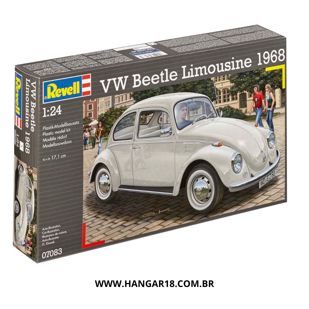 CARRO P/ MONTAR FUSCA VW BEETLE LIMOUSINE 1968