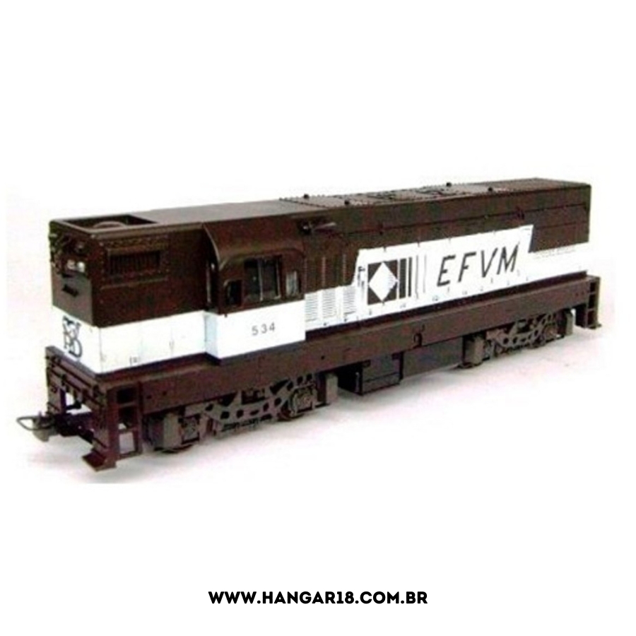 LOCOMOTIVA G12 CVRD MARROM EFVM FRATESCHI 3014