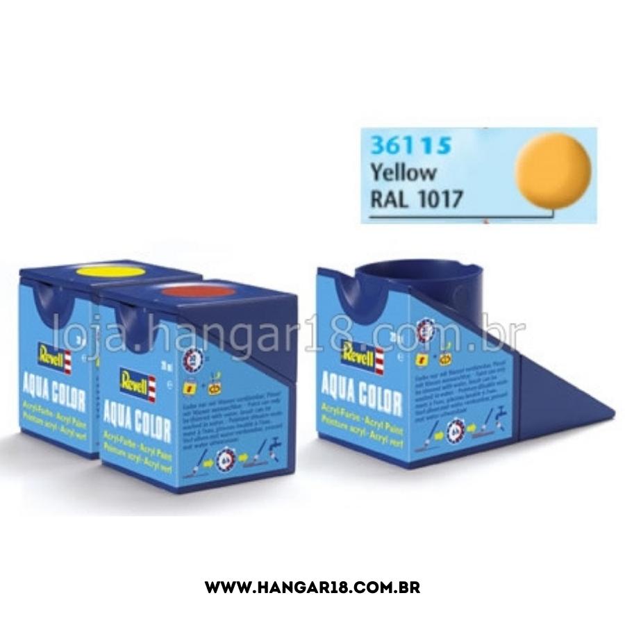 TINTA REVELL ACRILICA 36115 AMARELO FOSCO 14ML