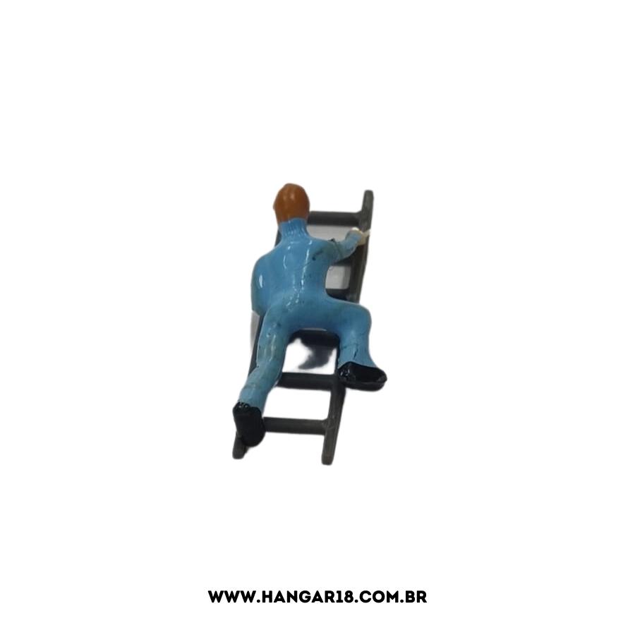 BONECO TRABALHADORES C/ ESCADA  (PL2104) ESCALA HO