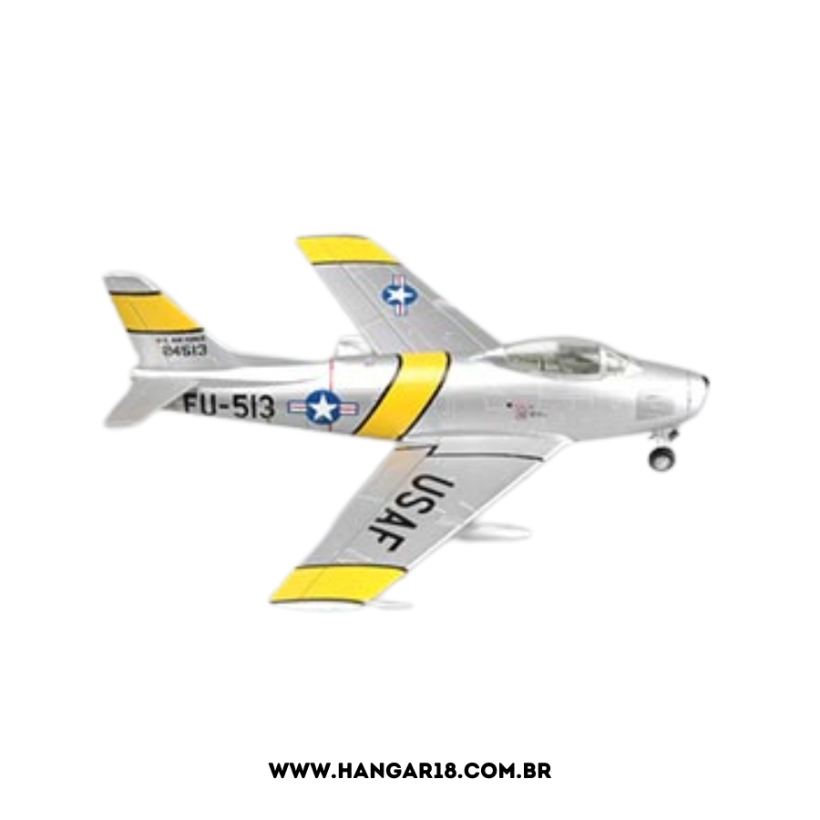 AVIÃO F-86F-1-NA- 334FS USAF-PILOT MAJ 1/72