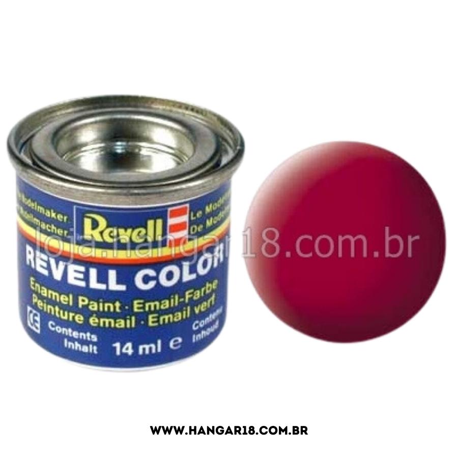 TINTA REVELL ESMALTE 32136  CARMIM FOSCO 14ML