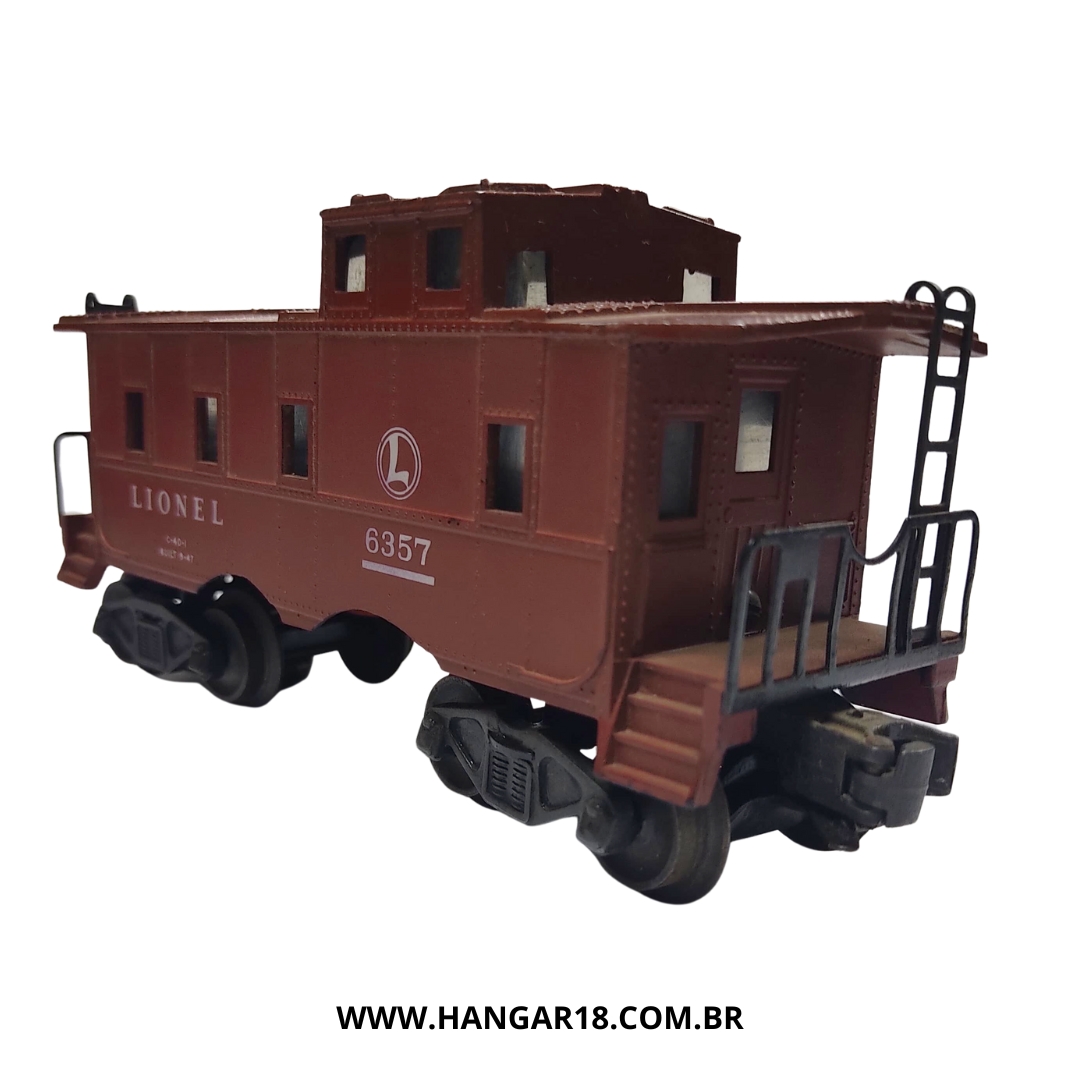 VAGÃO CABOOSE 6357 CIRCULO L LIONEL ESC O