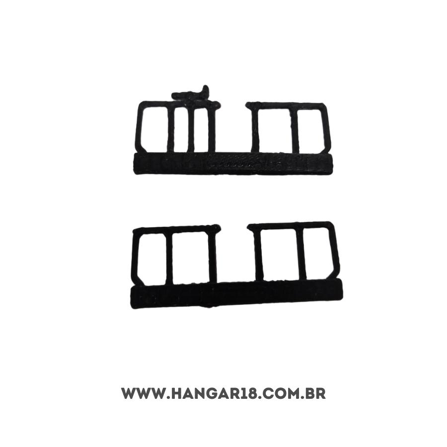 GUARDA CORPO VAGÃO PASS ANTIGO FRATESCHI  H18