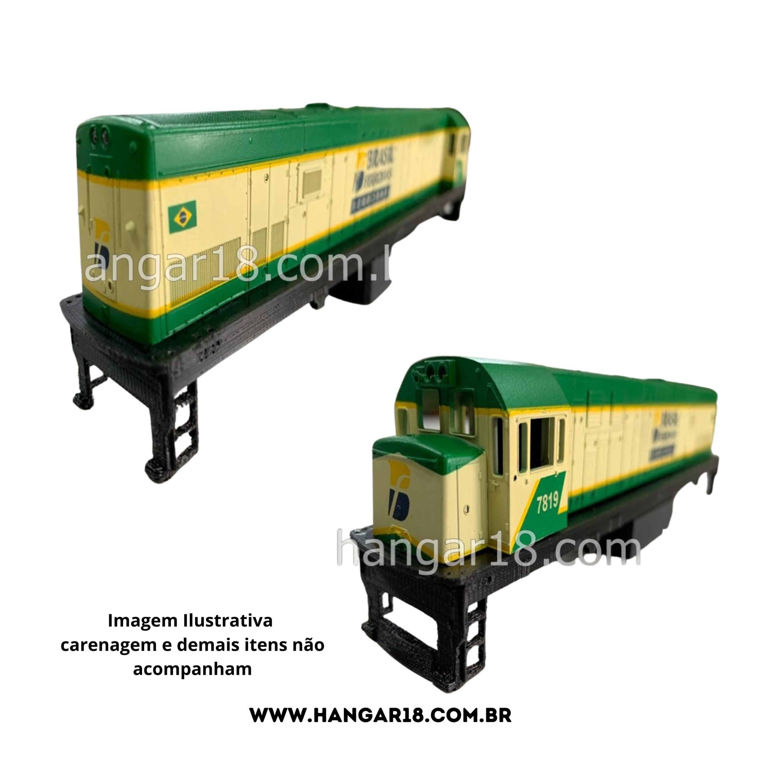 PASSADIÇO LOCOMOTIVA U20C FRATESCHI H18 ESC HO