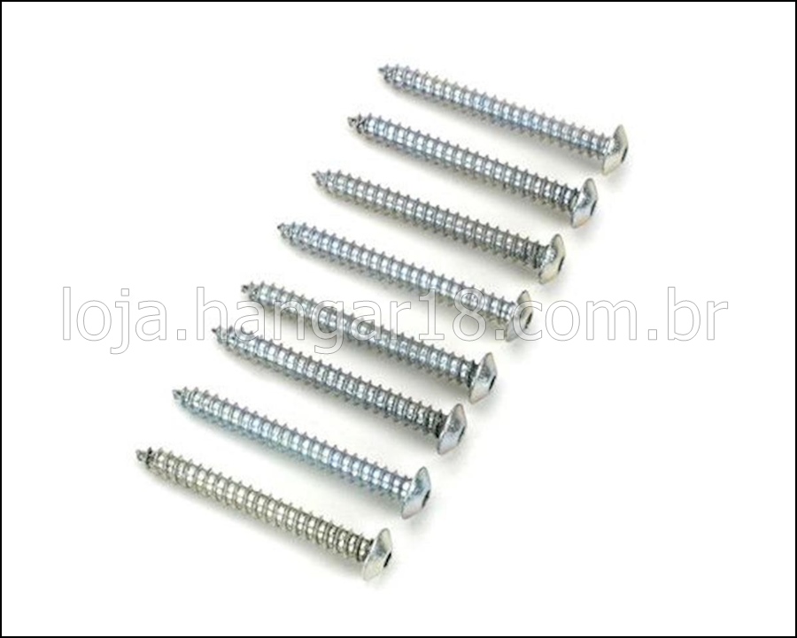 4 X   1" BUTTON HEAD SHEET METAL SCREWS   8PC
