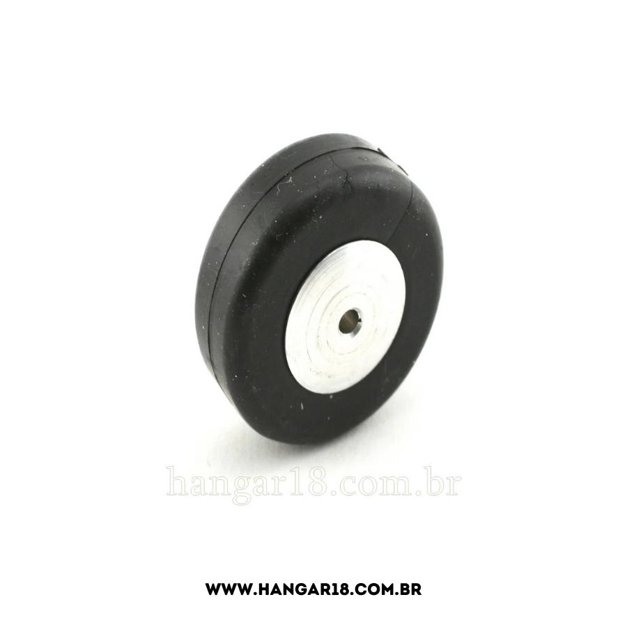 RODA BEQUILHA TRASEIRA 1-1/2"  P/ ESCALA 1/4 DUBRO
