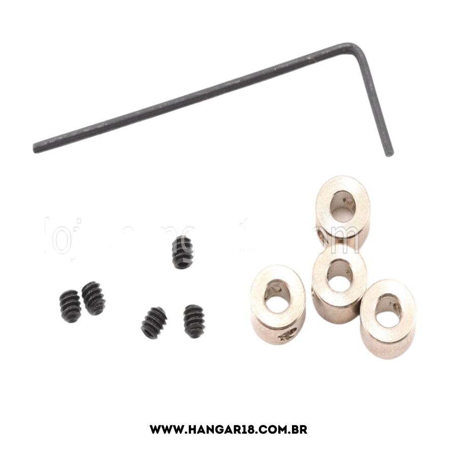 RETENTORES DURA-COLLARS 1/8 (4) DUBRO DUB139