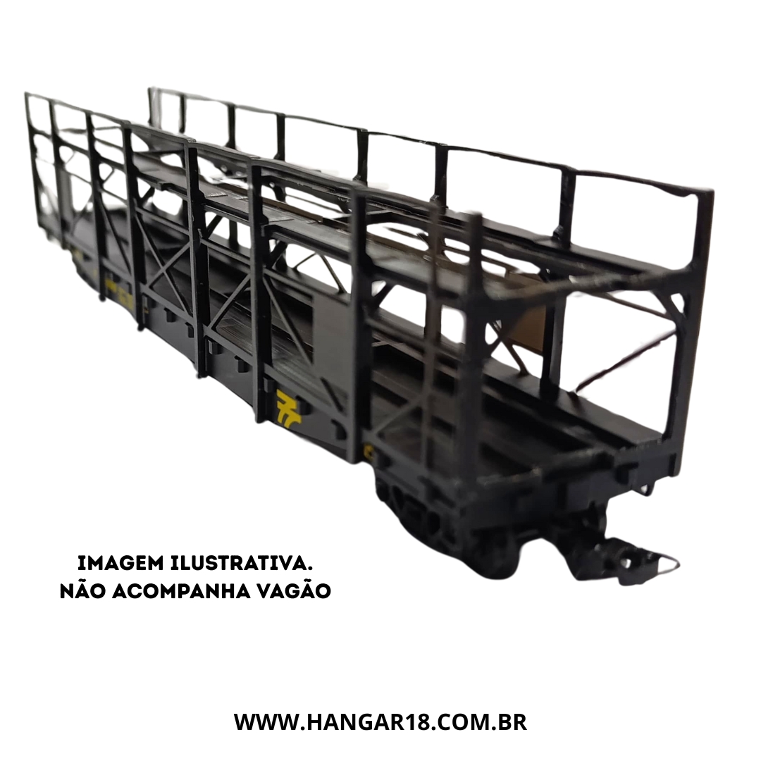 ESTRUTURA VAGÃO CEGONHA  RFFSA ESC HO  HANGAR18