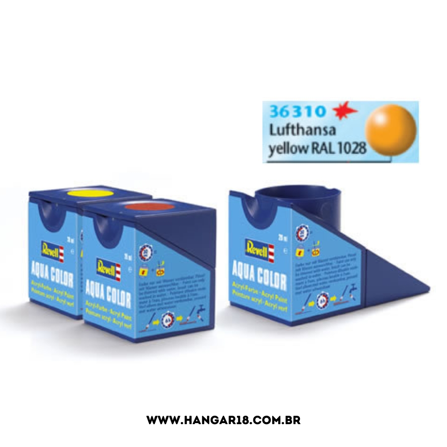 TINTA REVELL ACRILICA 36310 AMARELO LUFTHANSA 14ML