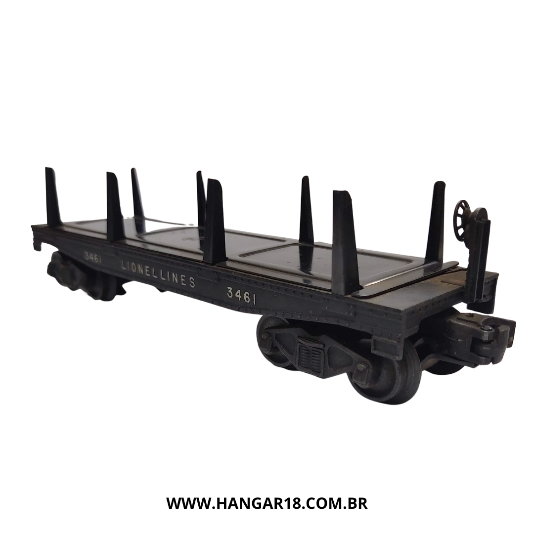 VAGÃO PLATAFORMA AUTOMATICO 3461 LIONEL ESC O