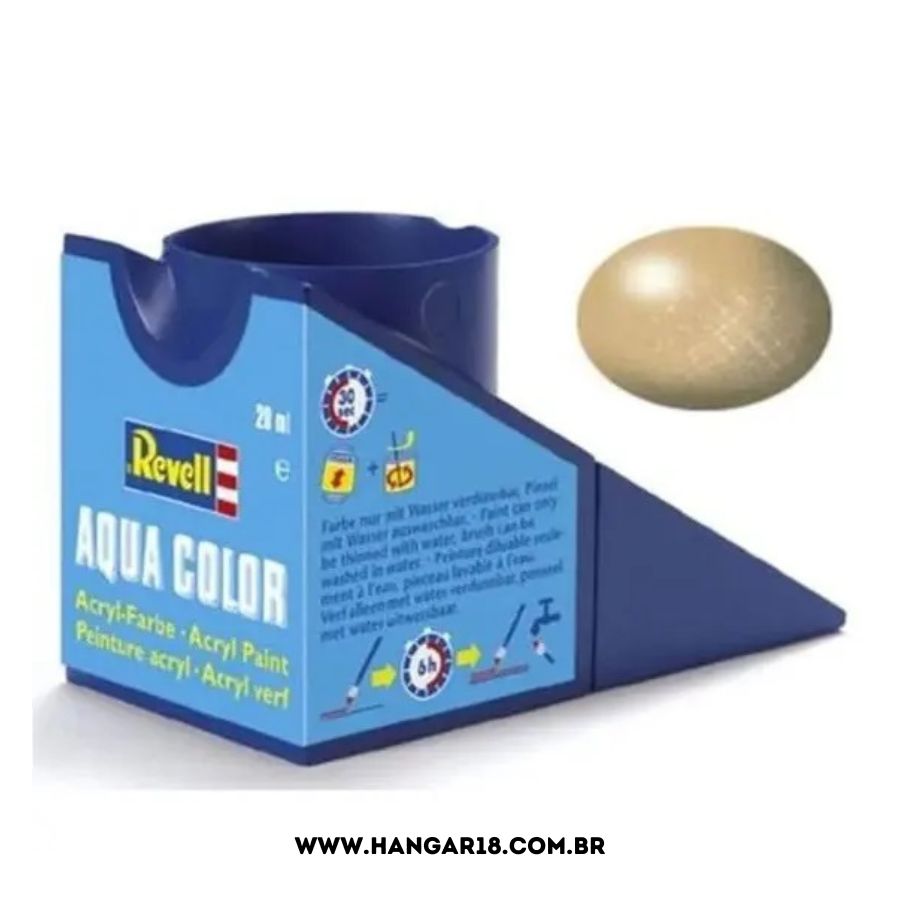 TINTA REVELL ACRILICA 36194 OURO METALICO 14ML