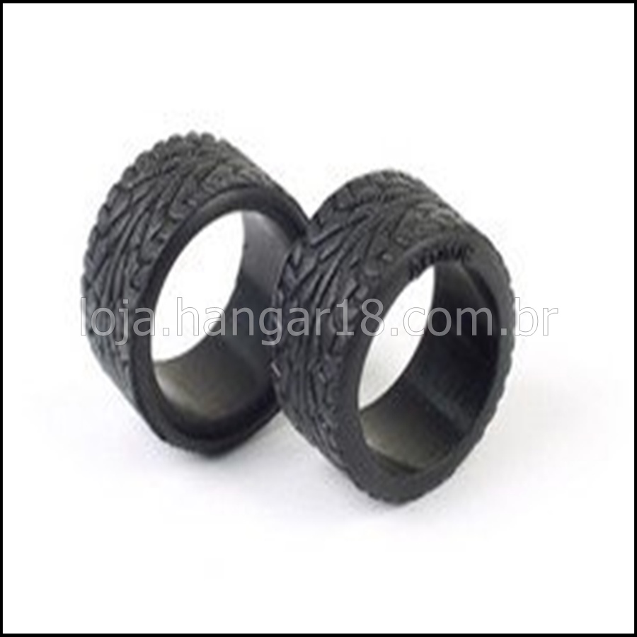 AMZ Mini-Z 8º Radial Groove Tire-W (for RCP Track)