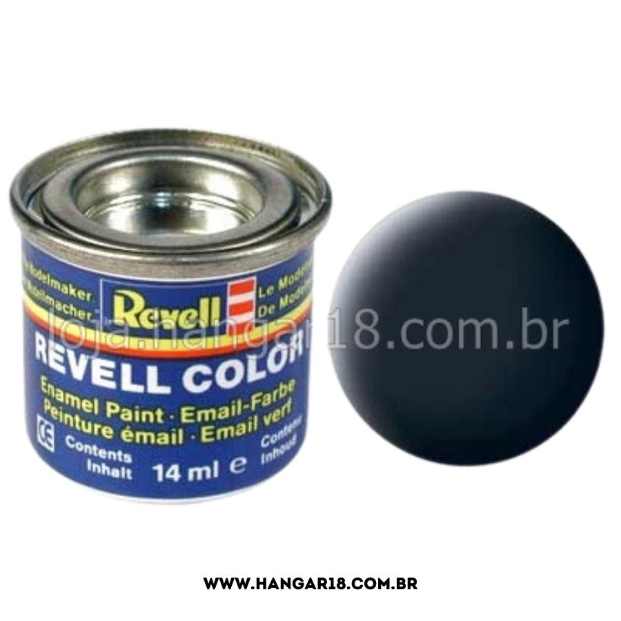 TINTA REVELL ESMALTE 32178 CINZA TANQUE FOSCO 14ML