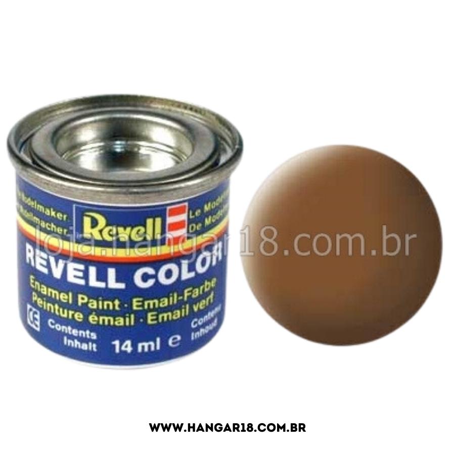 TINTA REVELL ESMALTE 32182 TERRA ESCURO FOSCO 14ML