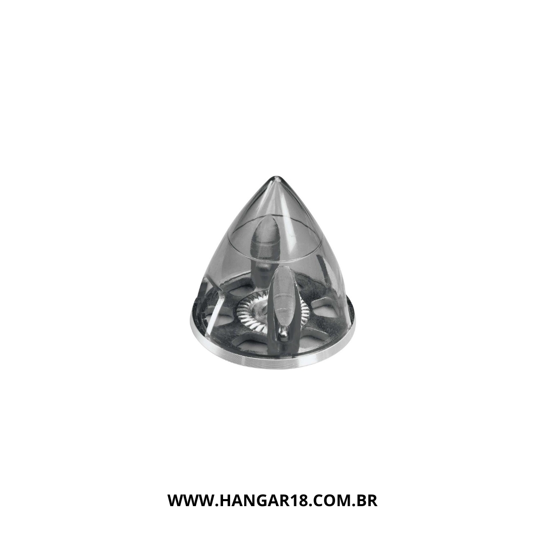 E-SPINNER 1-1/2" 38MM PRETO TRANSPARENTE