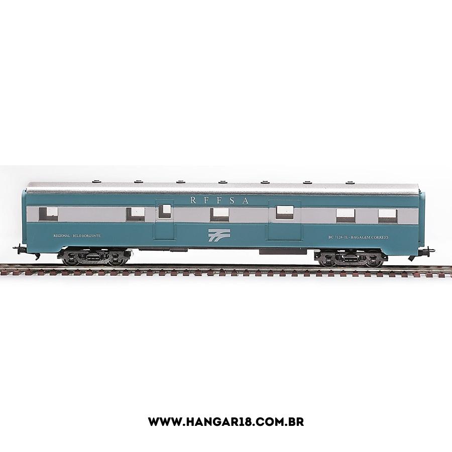 CARRO BAGAGEIRO ACO CARBONO RFFSA CVRD BHTE 2480