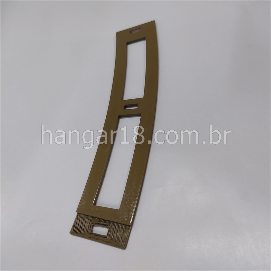 CURVA 4166 DIREITA - RAMPA MODULAR H18 ESCALA HO