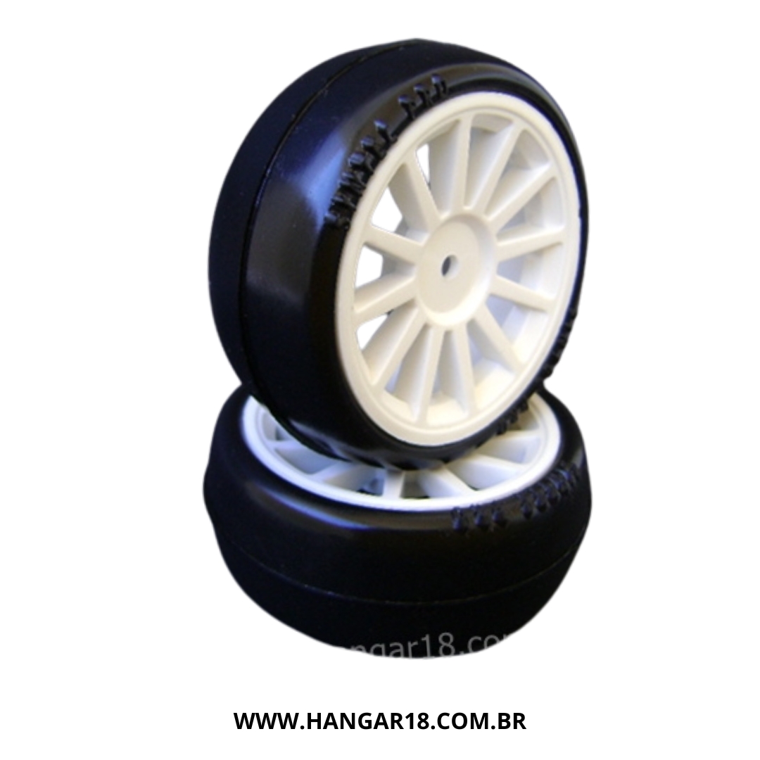 PNEU SINTEC PRO 1/10 ON ROAD RODA STOCK BRANCA