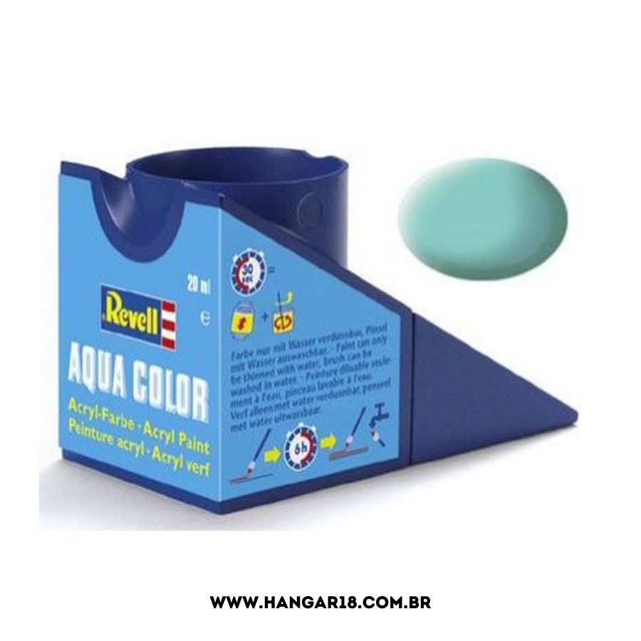 TINTA REVELL ACRILICA 36155 VERDE CLARO FOSCO 14ML