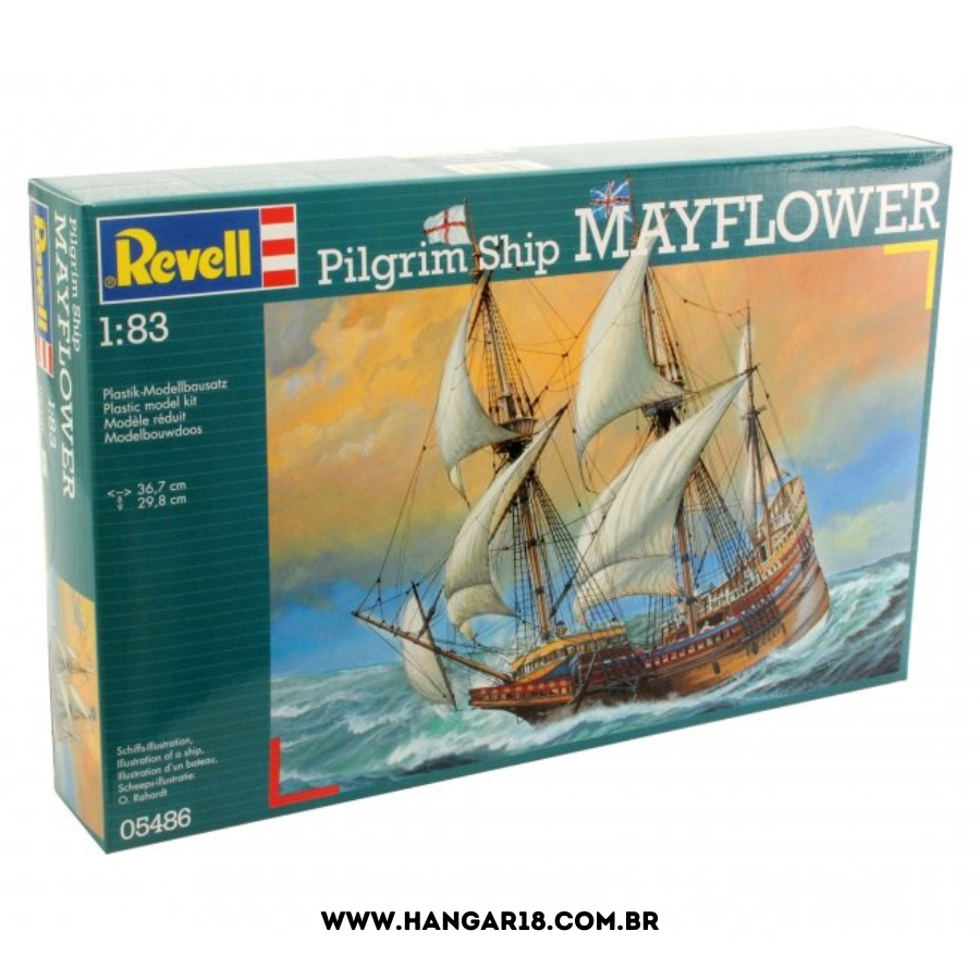 PITGRIM SHIP MAYFLOWER 1/83 REVELL 05486