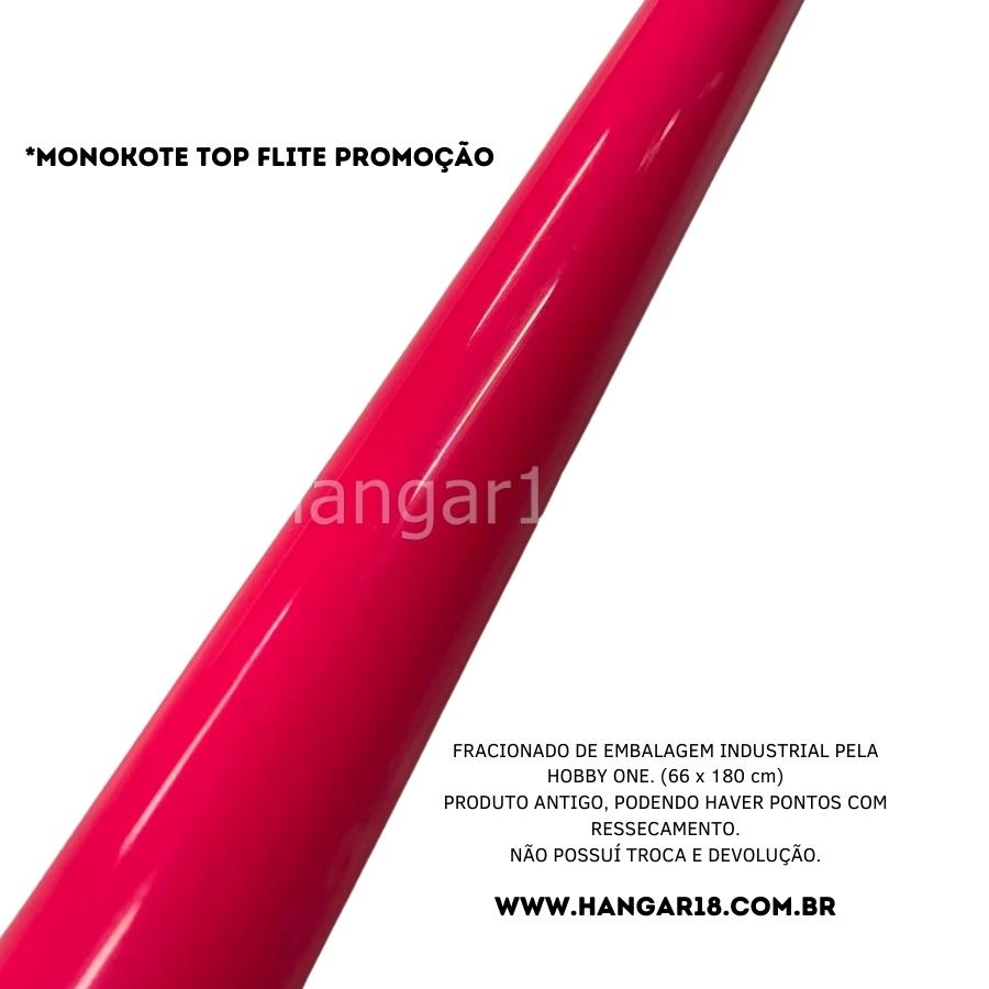 MONOKOTE NEON 701 PINK TOP FLITE *PROMOÇÃO
